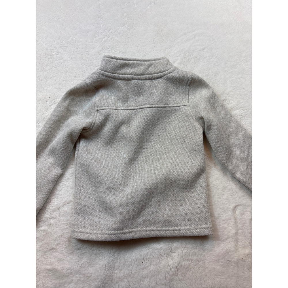 Telluride Clothing Co Toddler Boys Oatmeal Fleece Lined Henley Sweater 2T - Picture 3 of 3
